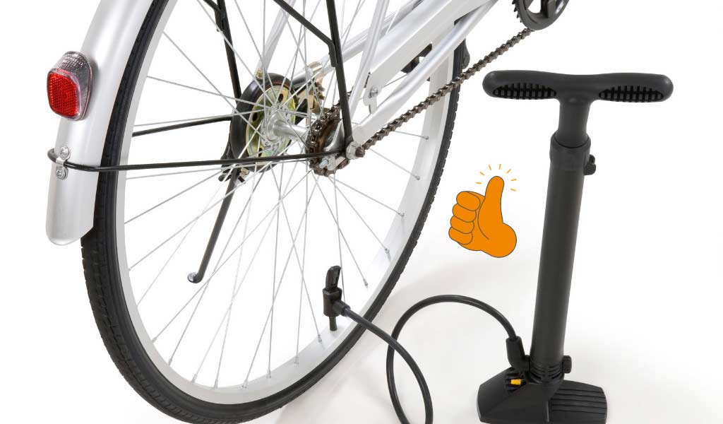 Reifendruck Schaltung Ketten Fahrrad check