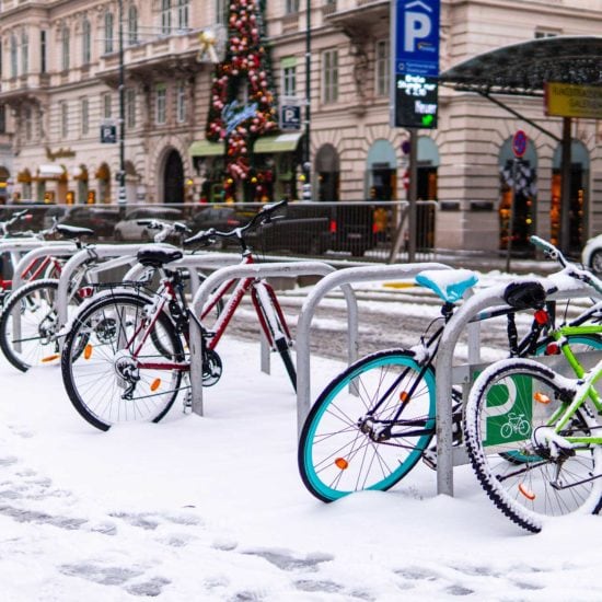 Fahrräder Winter Wien winterfest machen