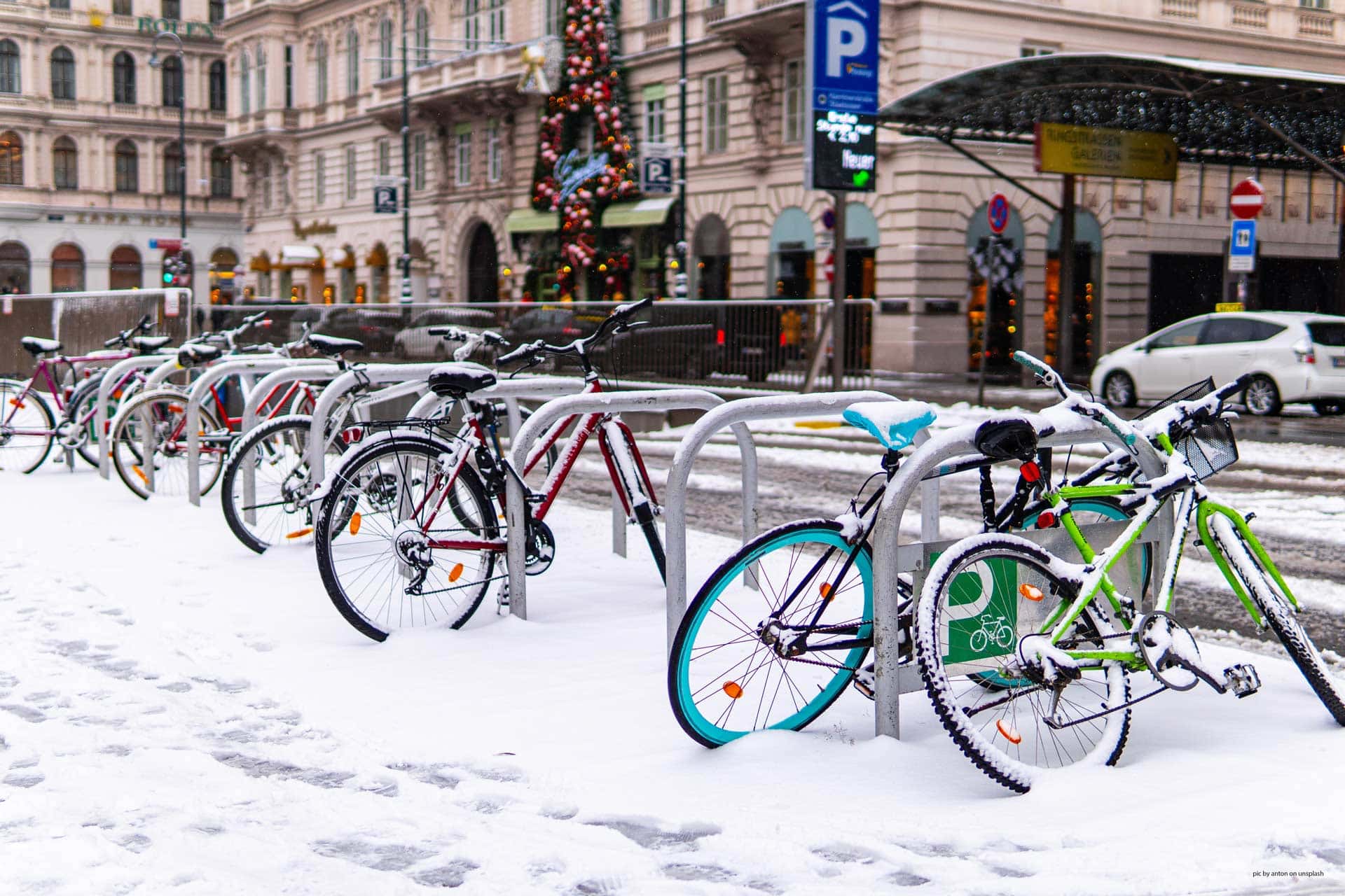 Fahrräder Winter Wien winterfest machen