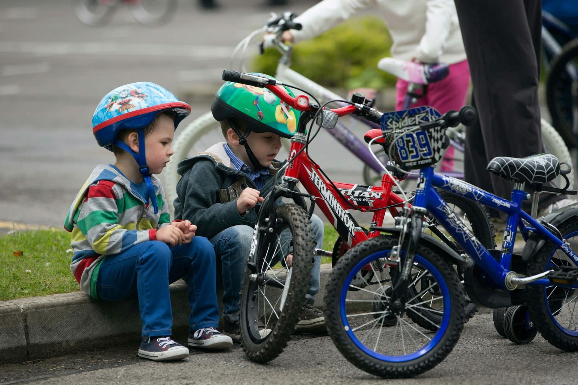 Kinder Fahrräder Workshop Straße